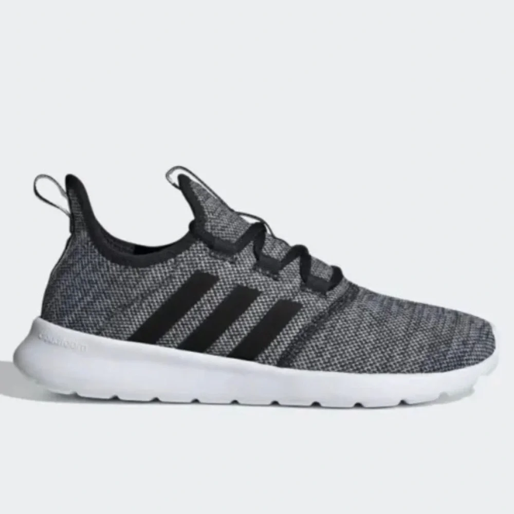 Adidas Running cushioned comfort adjustable fit black cloudfoam Pure 2.0 shoes